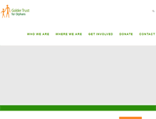 Tablet Screenshot of goldertrust.org